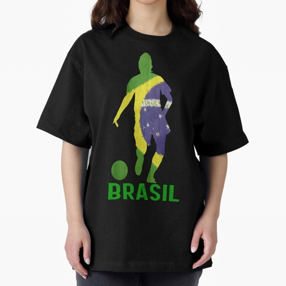 Brasil Essential T-Shirt Honor Global Football Passion for FIFA World Cup 2026, Filled with Cristiano Ronaldo, Haaland and CR7, Argentina, France and Brazil, Tournament Hype, Historic Matchups, Family Viewing Parties and Global Sports Pride; Great