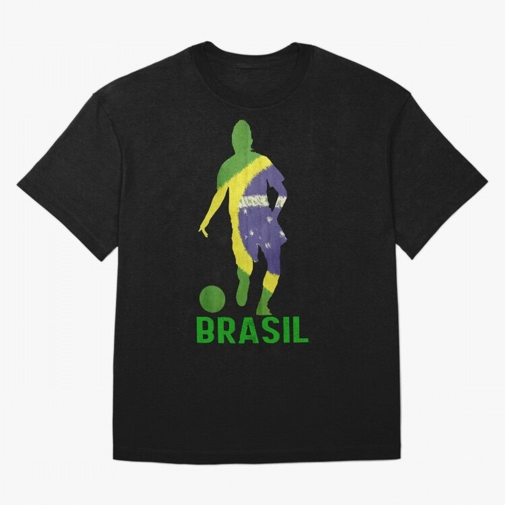 Brasil Essential T-Shirt Honor Global Football Passion for FIFA World Cup 2026, Filled with Cristiano Ronaldo, Haaland and CR7, Argentina, France and Brazil, Tournament Hype, Historic Matchups, Family Viewing Parties and Global Sports Pride; Great