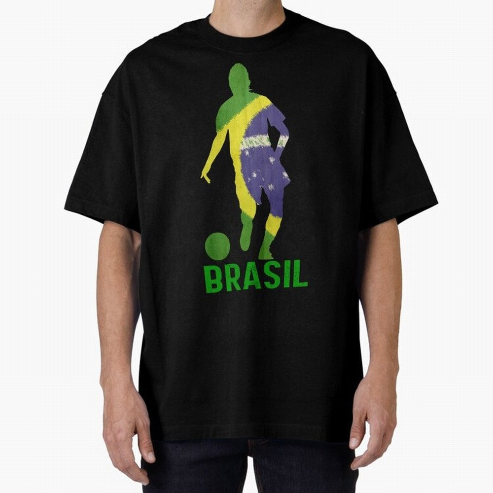 Brasil Essential T-Shirt Honor Global Football Passion for FIFA World Cup 2026, Filled with Cristiano Ronaldo, Haaland and CR7, Argentina, France and Brazil, Tournament Hype, Historic Matchups, Family Viewing Parties and Global Sports Pride; Great