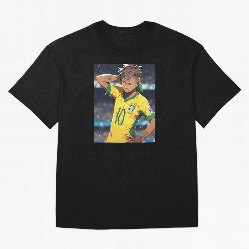 Neymar Anime Soccer Classic T-Shirt Make Game Day About FIFA World Cup 2026 Group Stage for Fans of Neymar, Haaland and Cristiano Ronaldo and Germany, Bringing Global Supporter Spirit, Legendary Goals, National Colors and Tournament Celebration;