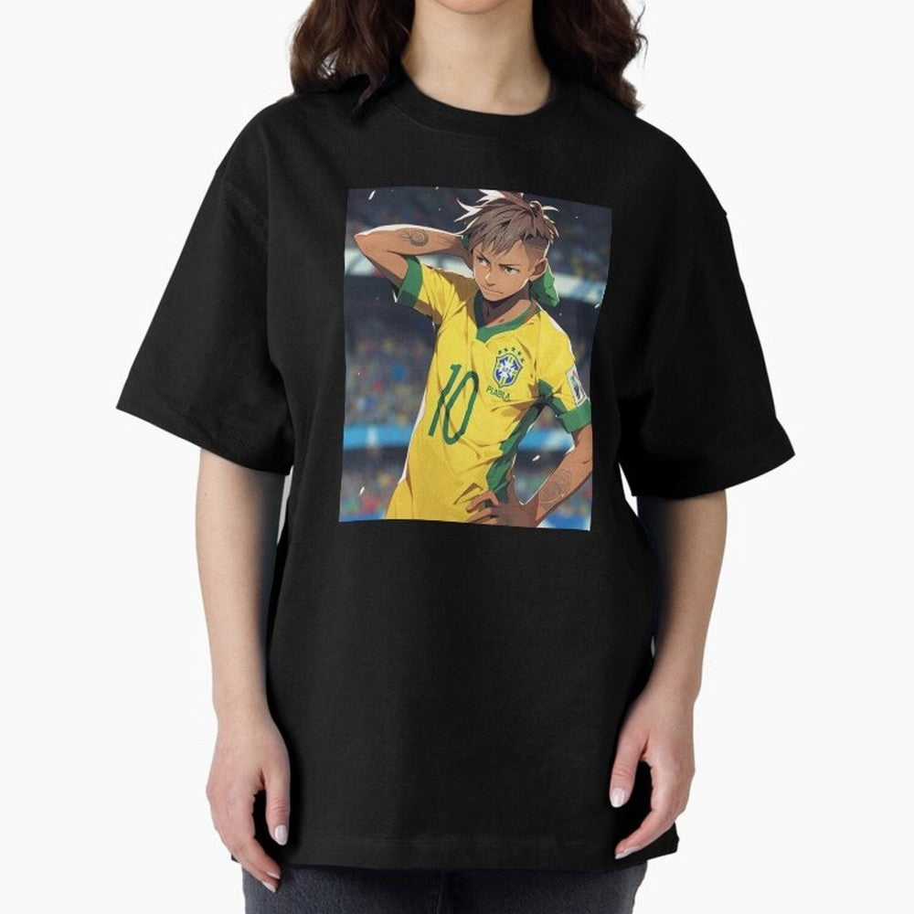 Neymar Anime Soccer Classic T-Shirt Make Game Day About FIFA World Cup 2026 Group Stage for Fans of Neymar, Haaland and Cristiano Ronaldo and Germany, Bringing Global Supporter Spirit, Legendary Goals, National Colors and Tournament Celebration;