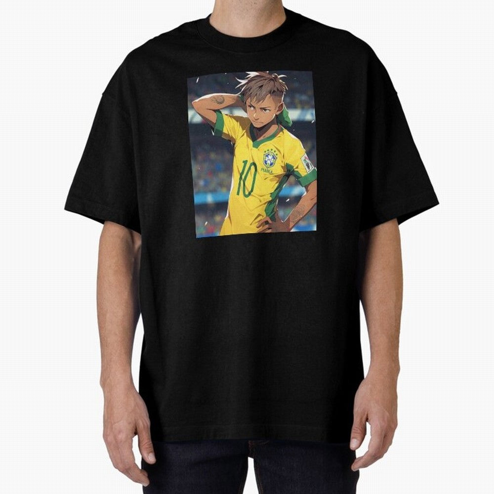 Neymar Anime Soccer Classic T-Shirt Make Game Day About FIFA World Cup 2026 Group Stage for Fans of Neymar, Haaland and Cristiano Ronaldo and Germany, Bringing Global Supporter Spirit, Legendary Goals, National Colors and Tournament Celebration;