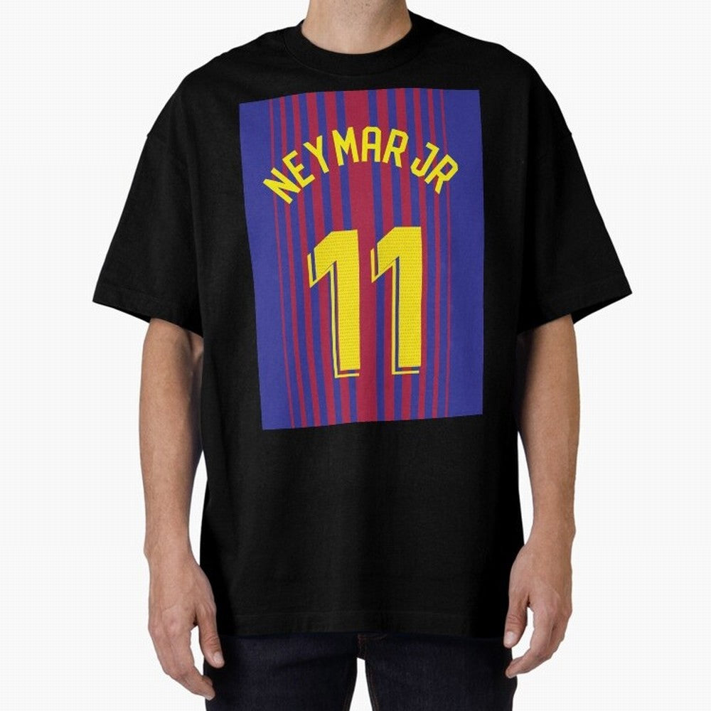 NEYMAR JR FOOTBALL SOCCER JERSEY BARCELONA Oversized T-Shirt Celebrate the Biggest Stage of Global Football Passion for FIFA World Cup 2026 USA Canada Mexico, Driven by Cristiano Ronaldo, Haaland and CR7, Spain, Global Supporter Spirit, Legendary