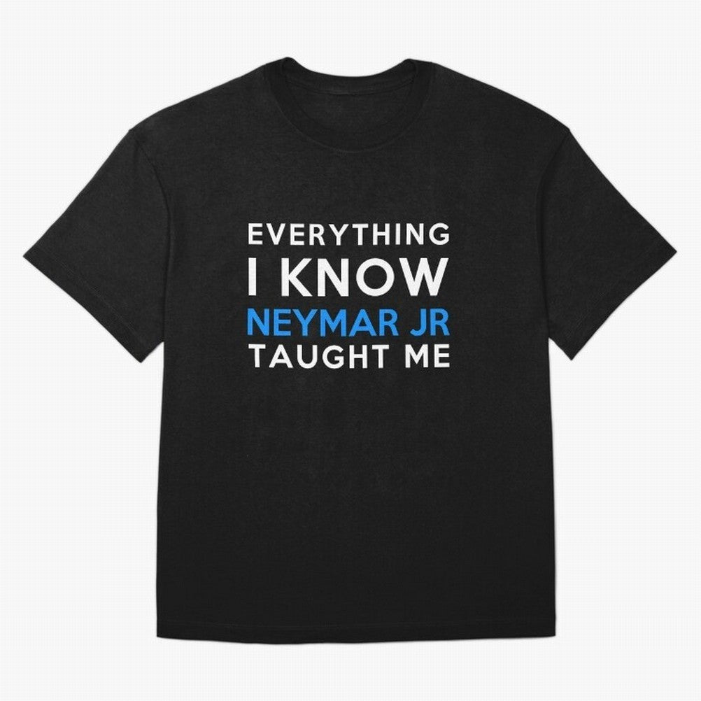 Everything i know - Neymar Jr Oversized T-Shirt Capture FIFA World Cup 2026 USA Canada Mexico Filled with Mbappe, Spain and Netherlands Energy, Supporter Pride, Iconic Celebrations, Legendary Names and Global Match Day Energy; Ideal for Fans Who