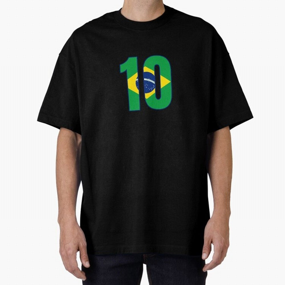 10 - Neymar JR - Brazil Flag Classic T-Shirt Bring Bold Fan Energy to FIFA World Cup 2026 Group Stage for Fans of Neymar, Haaland and Cristiano Ronaldo and Portugal, Bringing Game Day Rituals, Football Legends, Country Pride and the Road to the