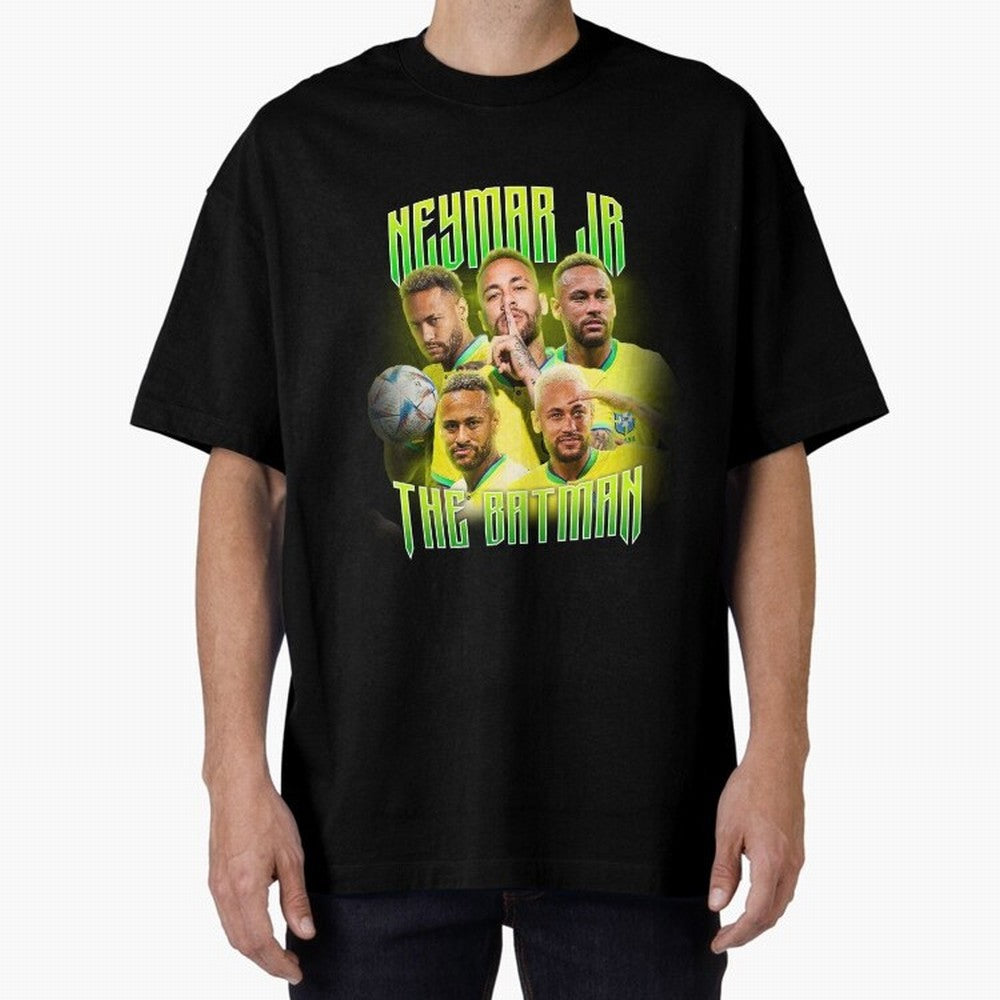 Neymar Jr Vintage Style Tee, Bootleg Tee, Bootleg T Shirt, Rap Tee Classic T-Shirt Feel the Trophy Chase of FIFA World Cup 2026 for Fans of Neymar, Haaland and Cristiano Ronaldo and Netherlands, Bringing Vintage Soccer Flavor, Modern Football