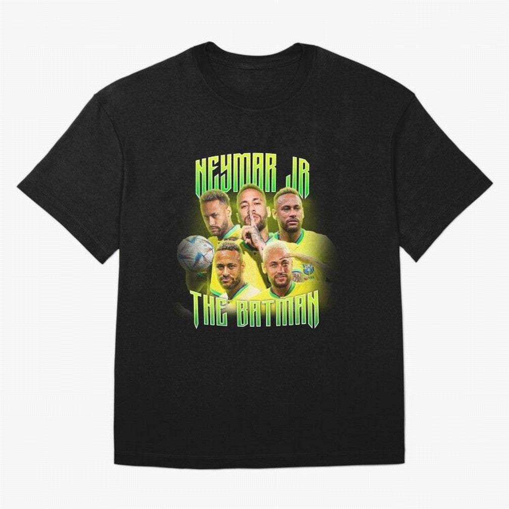 Neymar Jr Vintage Style Tee, Bootleg Tee, Bootleg T Shirt, Rap Tee Classic T-Shirt Feel the Trophy Chase of FIFA World Cup 2026 for Fans of Neymar, Haaland and Cristiano Ronaldo and Netherlands, Bringing Vintage Soccer Flavor, Modern Football