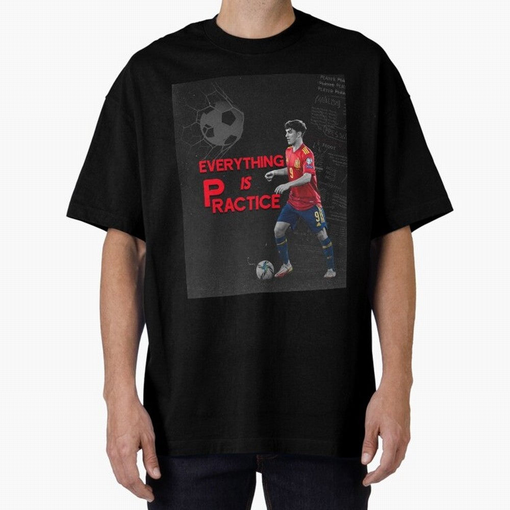 Pablo Gavi Oversized T-Shirt Share the Excitement of the FIFA World Cup 2026 Journey through Neymar Highlights, England and Germany Pride, Stadium Memories, Football Loyalty, International Chants and Championship Tradition; Ideal for Fans Who