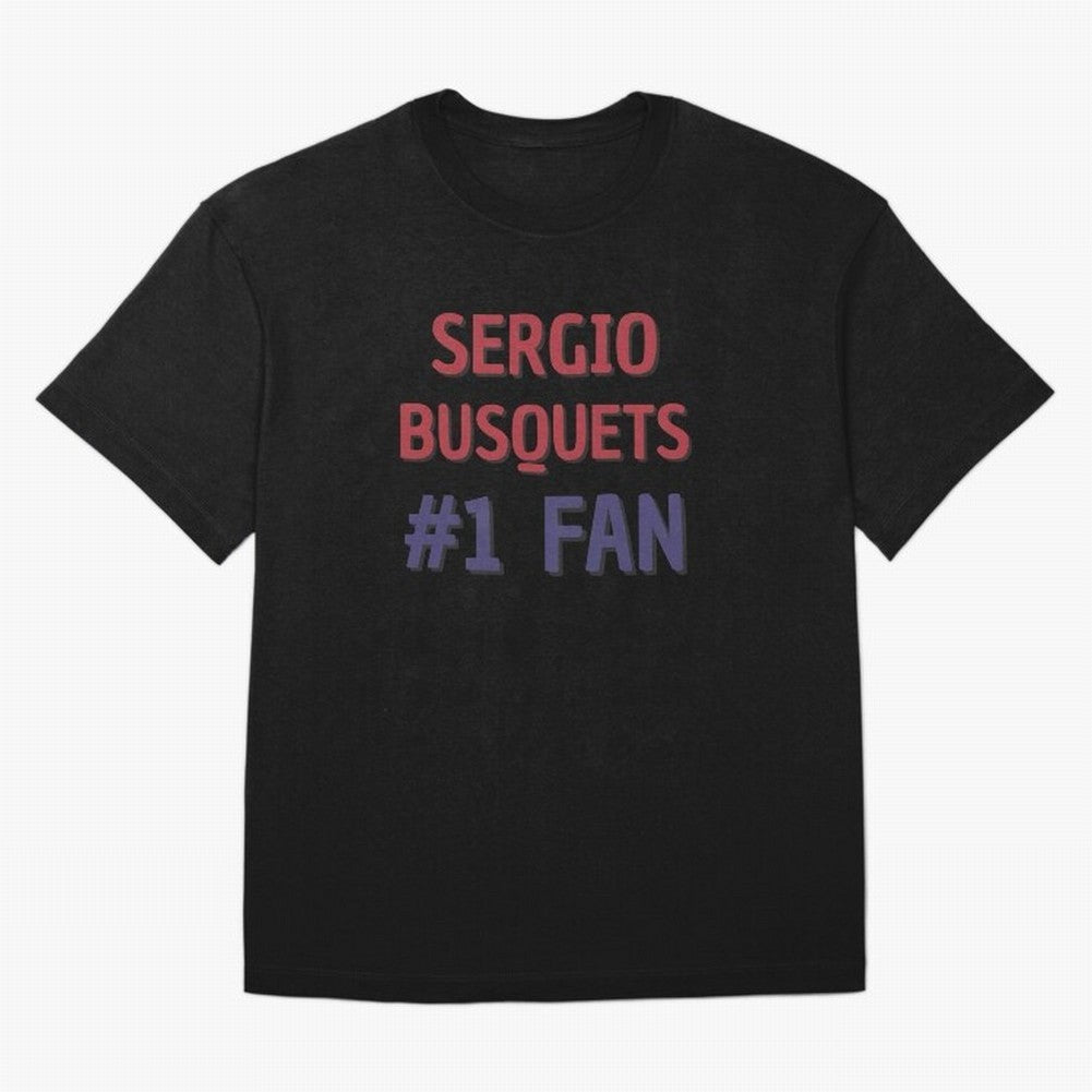 Sergio Busquets #1 Fan Essential T-Shirt Celebrate Golden Goal Energy in FIFA World Cup 2026 USA Canada Mexico for Fans of Messi and Cristiano Ronaldo and England, France and Netherlands, Bringing Retro Football Energy, Iconic Rivalries, Trophy