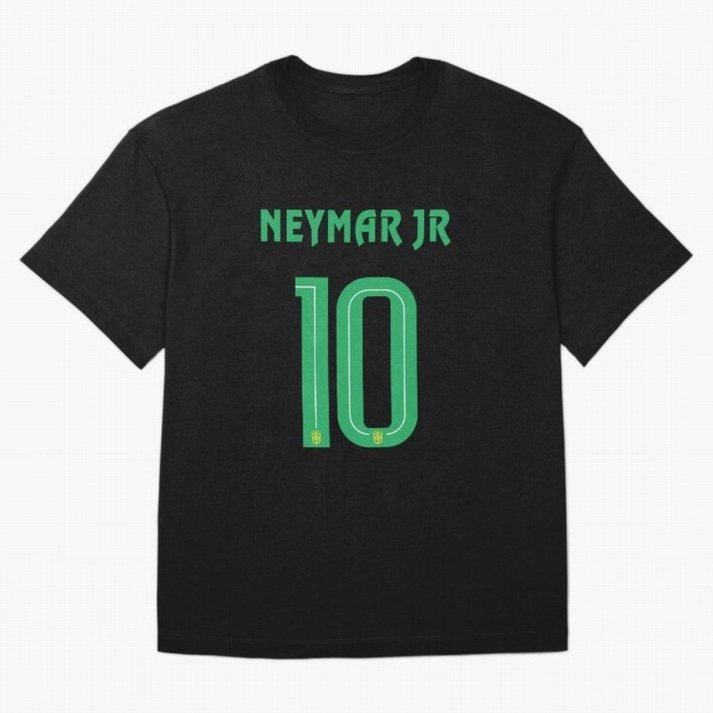 Brazil Neymar Jr 10 Shirt 2022-2023 Custom print Classic T-Shirt Show Fan Pride Across Global Football Passion for FIFA World Cup 2026 USA Canada Mexico, Driven by Messi, Spain, Football Festival Excitement, Trophy Ambitions, Country Rivalries and