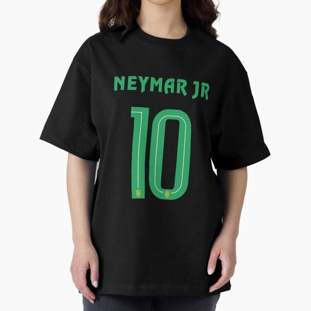 Brazil Neymar Jr 10 Shirt 2022-2023 Custom print Classic T-Shirt Show Fan Pride Across Global Football Passion for FIFA World Cup 2026 USA Canada Mexico, Driven by Messi, Spain, Football Festival Excitement, Trophy Ambitions, Country Rivalries and