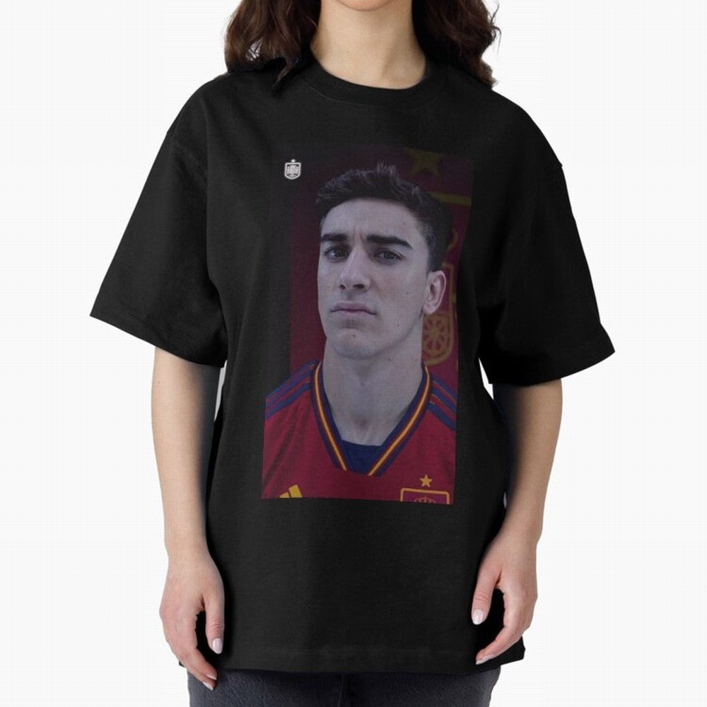 gavi Boxy T-Shirt Follow the Final Road of FIFA World Cup 2026 Group Stage Driven by Messi and Cristiano Ronaldo, England, France and Netherlands Energy, Worldwide Fan Energy, Dramatic Goals, Stadium Lights and Championship Celebrations; Great for