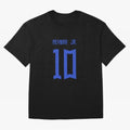 Neymar Jr Brazil White Jersey 2023 Oversized T-Shirt Create Match Day Hype around FIFA World Cup 2026 USA Canada Mexico, CR7, England, Supporter Pride, Iconic Celebrations, Legendary Names and Global Match Day Energy; Great for Supporters Who Love