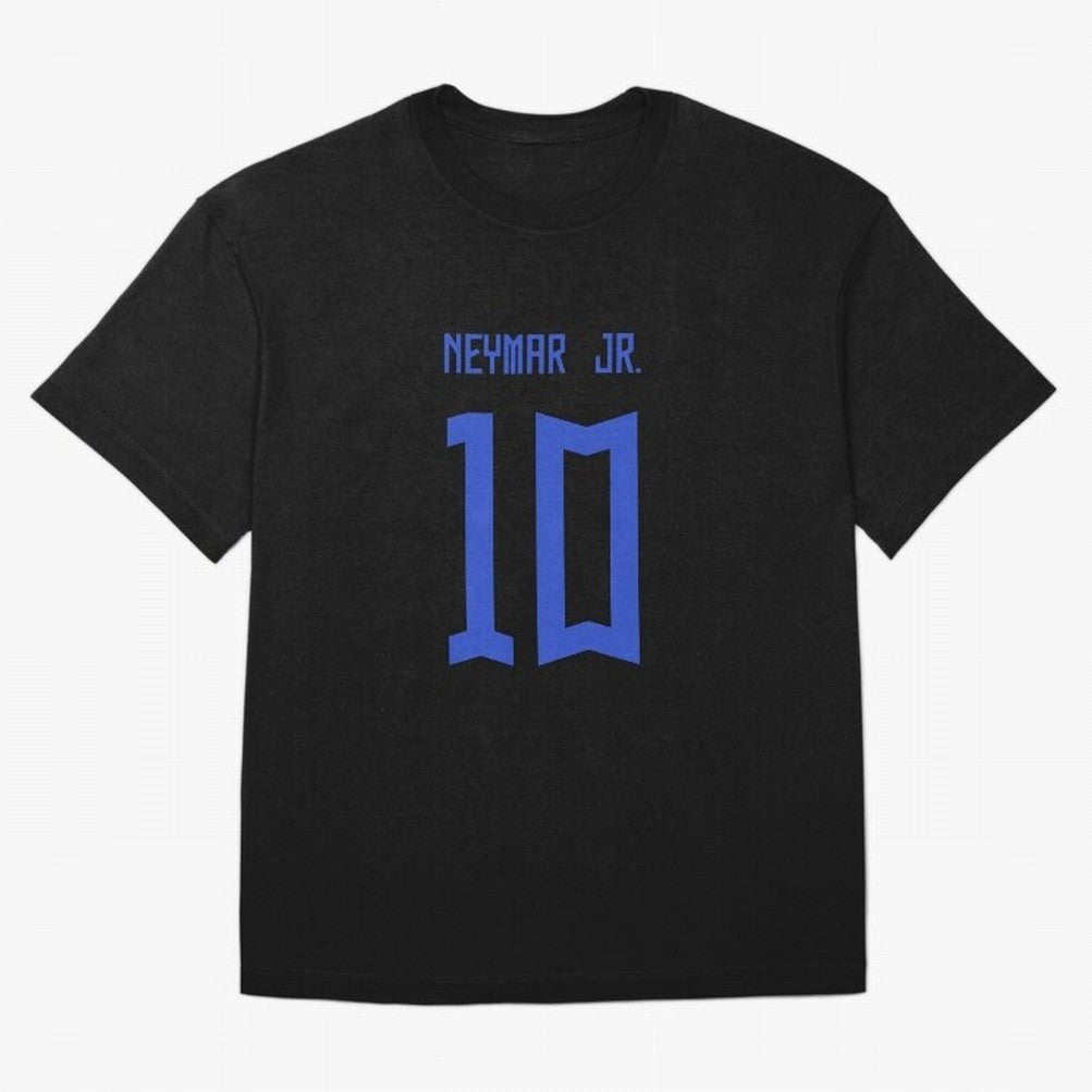 Neymar Jr Brazil White Jersey 2023 Oversized T-Shirt Create Match Day Hype around FIFA World Cup 2026 USA Canada Mexico, CR7, England, Supporter Pride, Iconic Celebrations, Legendary Names and Global Match Day Energy; Great for Supporters Who Love