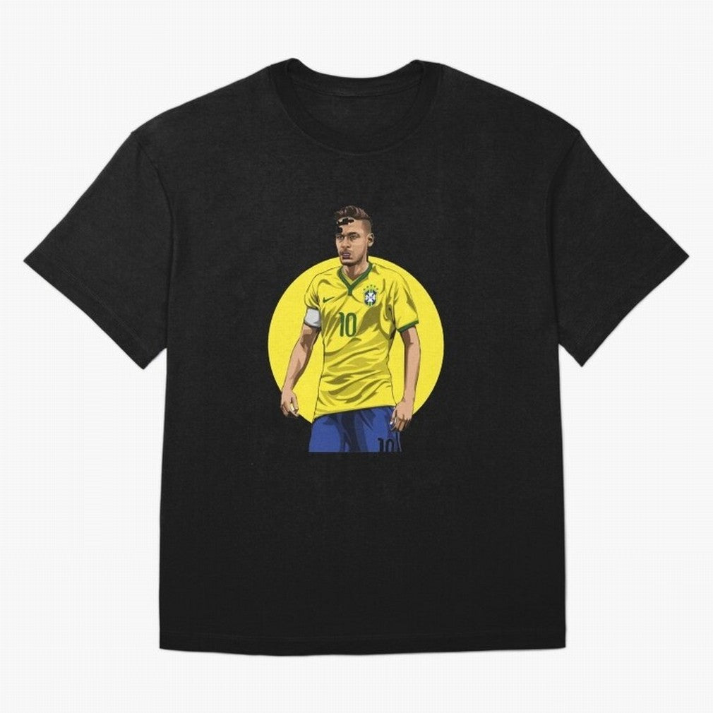 Neymar Jr. Magic: Exclusive Sticker Collection Classic T-Shirt Keep the Match Day Mood of FIFA World Cup 2026 USA Canada Mexico Spirit, Celebrating Portugal, Spain and Germany, Haaland and Mbappe, Football Festival Excitement, Trophy Ambitions,