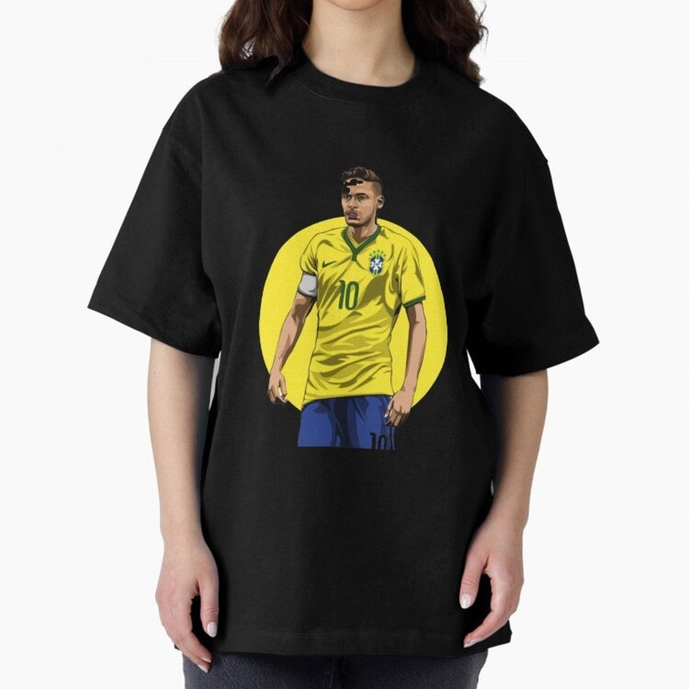 Neymar Jr. Magic: Exclusive Sticker Collection Classic T-Shirt Keep the Match Day Mood of FIFA World Cup 2026 USA Canada Mexico Spirit, Celebrating Portugal, Spain and Germany, Haaland and Mbappe, Football Festival Excitement, Trophy Ambitions,