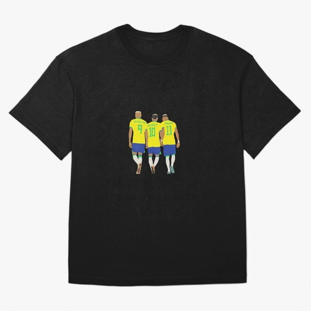 brazil soccer players Oversized T-Shirt Back Your Heroes with Global Football Passion for FIFA World Cup 2026 USA Canada Mexico, Driven by Mbappe, England, France and Netherlands, Football Festival Excitement, Trophy Ambitions, Country Rivalries