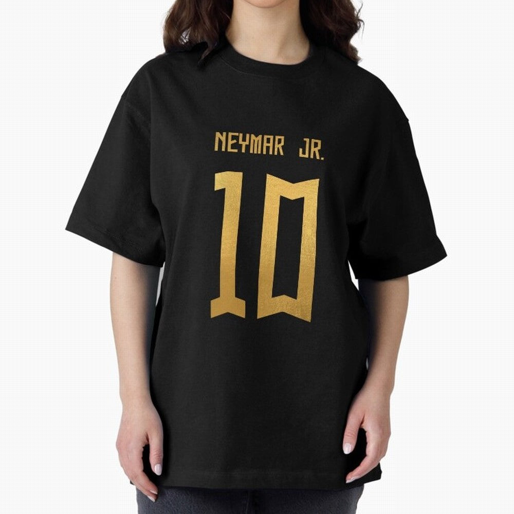 Copy of Neymar Jr Brazil Jersey 2023 Oversized T-Shirt Show Your Stadium Side during the FIFA World Cup 2026 USA Canada Mexico Journey through Neymar Highlights, England, France and Netherlands Pride, Fan Favorite Moments, National Team Passion,