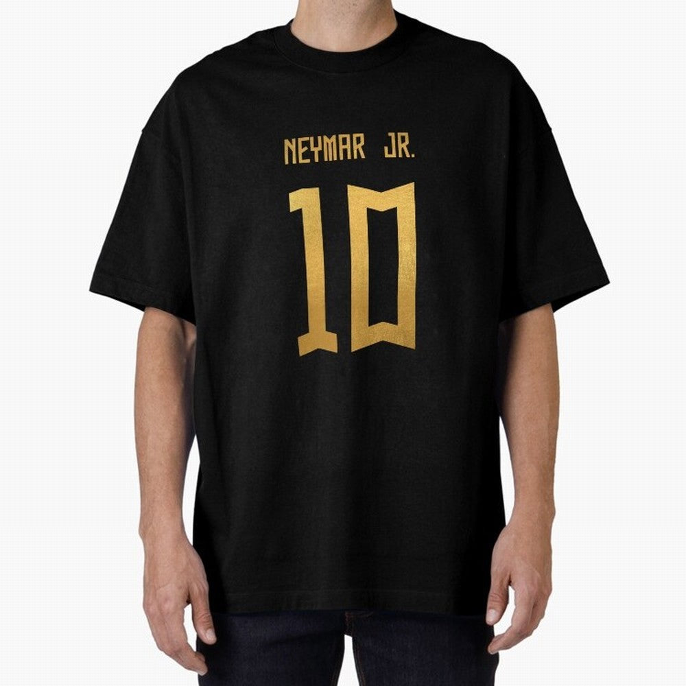 Copy of Neymar Jr Brazil Jersey 2023 Oversized T-Shirt Show Your Stadium Side during the FIFA World Cup 2026 USA Canada Mexico Journey through Neymar Highlights, England, France and Netherlands Pride, Fan Favorite Moments, National Team Passion,