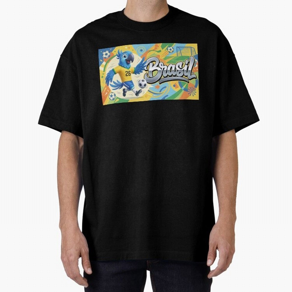 World Cup 2026 Brazil Soccer Team Fan Art Classic T-Shirt Build FIFA World Cup 2026 Group Stage Inspired by Messi, Neymar and Mbappe, Netherlands Energy, Vintage Soccer Flavor, Modern Football Stars, National Flags and Final Night Emotion; Ideal