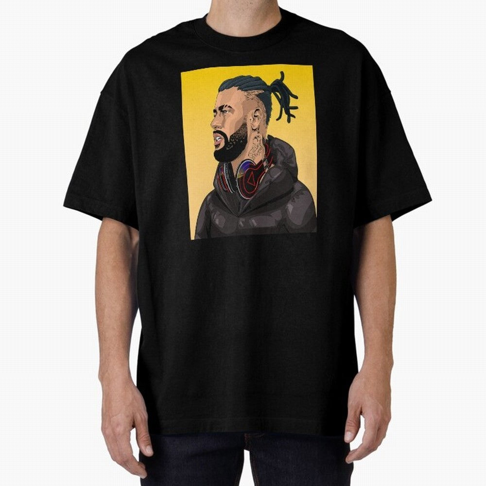 BMM x Neymar Jr. Episode 01- HUMAN #425 Classic Wear Oversized T-Shirt Showcase FIFA World Cup 2026 USA Canada Mexico for Fans of Neymar, Haaland and Cristiano Ronaldo and Brazil, Bringing Fan Favorite Moments, National Team Passion, Big Match