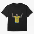 Neymar Jr. - Football Superstar Oversized T-Shirt Turn Up for Match Day Hype around FIFA World Cup 2026, Messi, CR7 and Mbappe, Brazil, Portugal and Argentina, Retro Football Energy, Iconic Rivalries, Trophy Chase Drama and Stadium Atmosphere;