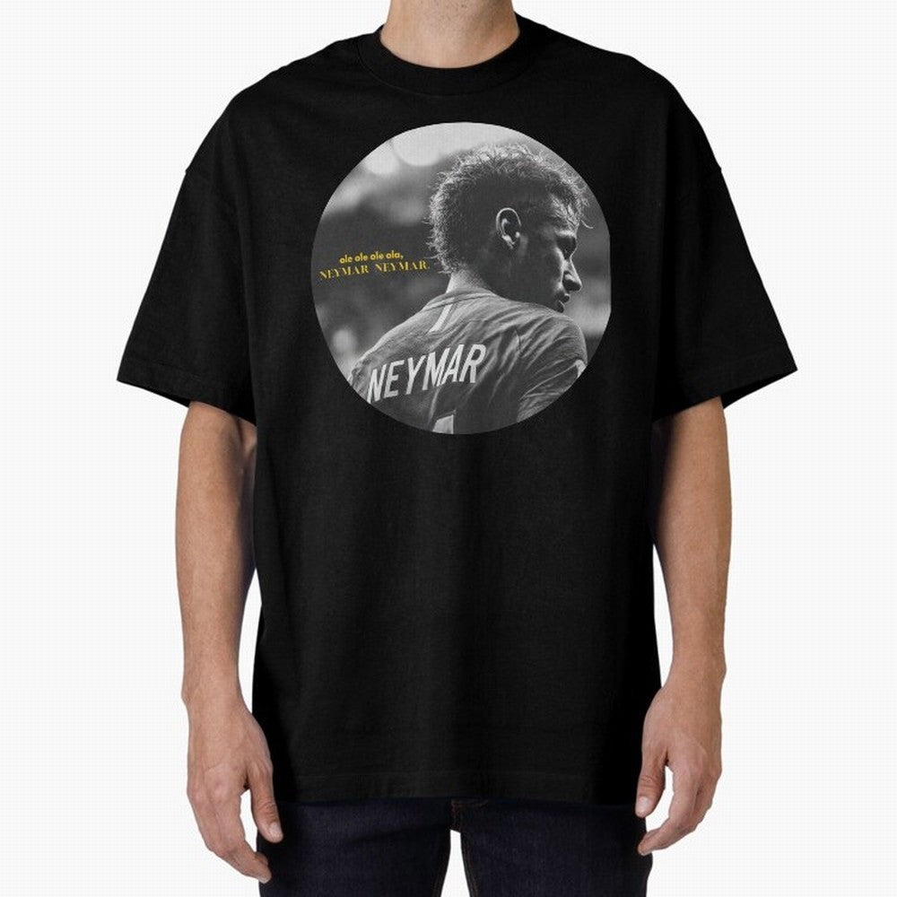Neymar Ole Ole Ole Premium T-Shirt Carry the Colors and Pride of Match Day Hype around FIFA World Cup 2026 Group Stage, Messi, CR7 and Mbappe, Brazil, Match Day Excitement, Supporter Culture, Golden Goals and Global Football Passion; Built for