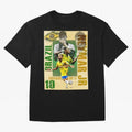 Neymar Jr Brazil World Cup Poster, Soccer Football Wall Art Print Decor Premium T-Shirt Show Fan Pride Across FIFA World Cup 2026 for Fans of Haaland and Argentina, Bringing Supporter Pride, Iconic Celebrations, Legendary Names and Global Match Day
