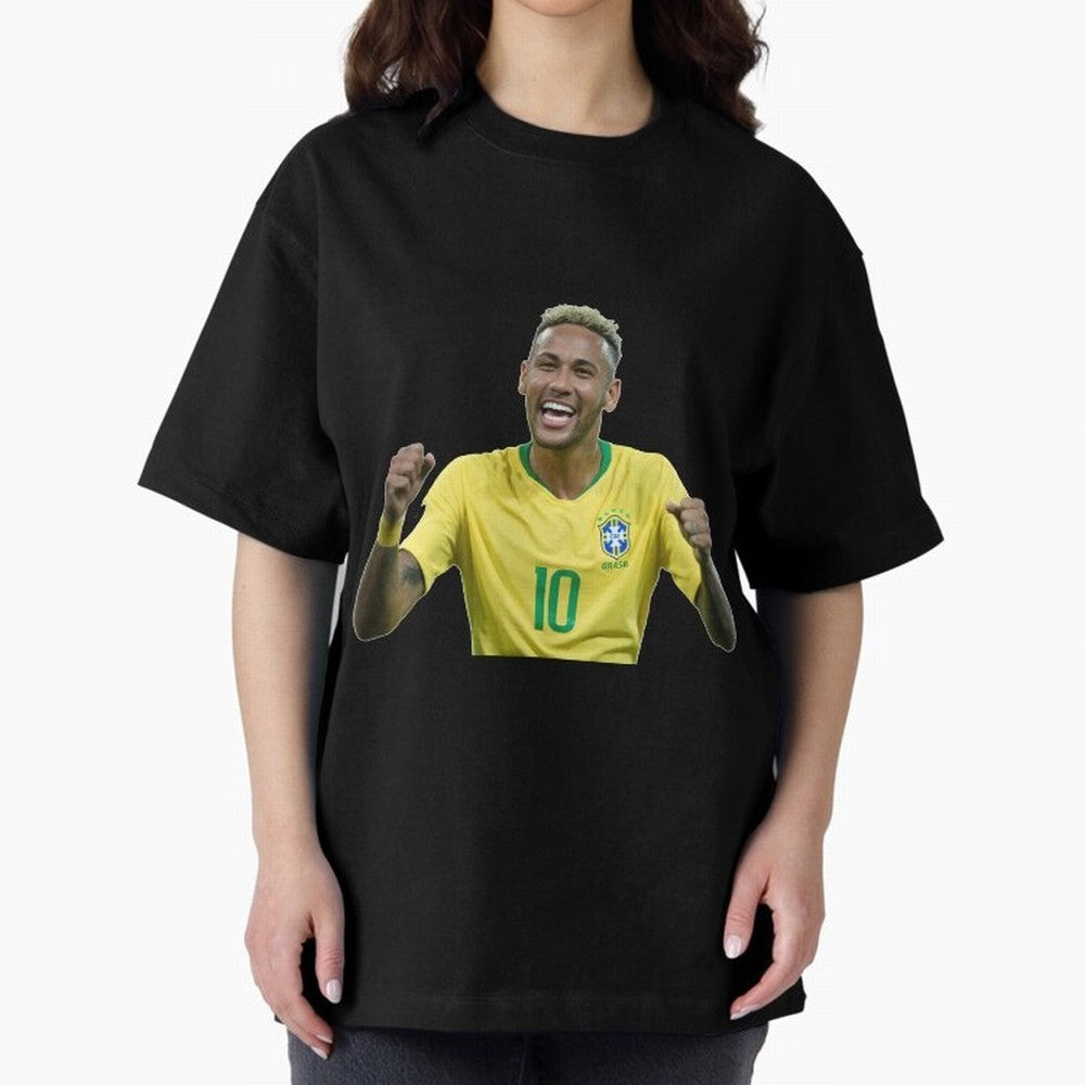 Neymar JR Cheering Premium T-Shirt Relive Legendary Nights from Global Football Passion for FIFA World Cup 2026 USA Canada Mexico, Connected to Mbappe and Neymar, Brazil, Stadium Memories, Football Loyalty, International Chants and Championship