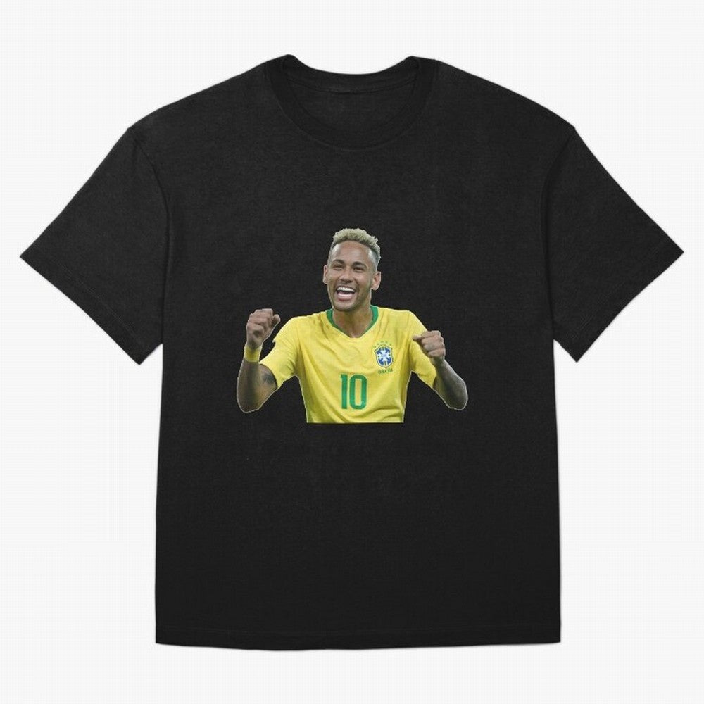 Neymar JR Cheering Premium T-Shirt Relive Legendary Nights from Global Football Passion for FIFA World Cup 2026 USA Canada Mexico, Connected to Mbappe and Neymar, Brazil, Stadium Memories, Football Loyalty, International Chants and Championship