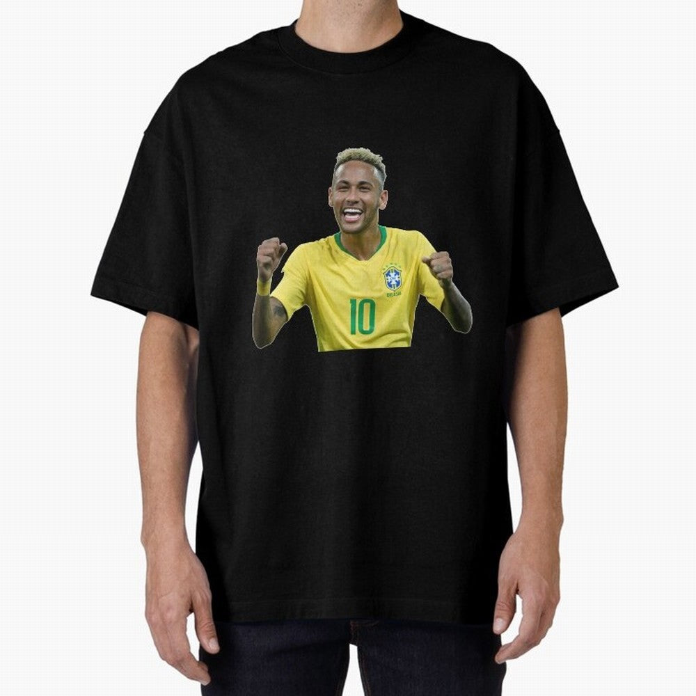 Neymar JR Cheering Premium T-Shirt Relive Legendary Nights from Global Football Passion for FIFA World Cup 2026 USA Canada Mexico, Connected to Mbappe and Neymar, Brazil, Stadium Memories, Football Loyalty, International Chants and Championship