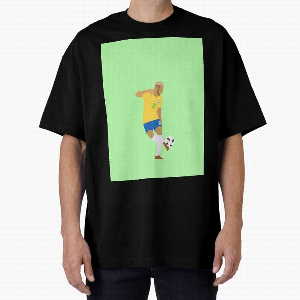 Neymar Brazil Football Control Skills Graphic T-Shirt Represent Match Day Hype around FIFA World Cup 2026 Group Stage, Messi, Neymar and Mbappe, Argentina, France and Brazil, Tournament Hype, Historic Matchups, Family Viewing Parties and Global