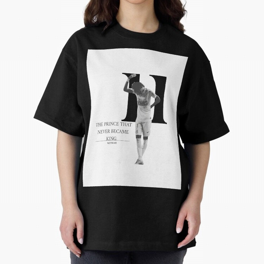 The Prince that never became king- neymar jr quote Graphic T-Shirt Capture FIFA World Cup 2026 Celebrating Neymar, Haaland and Cristiano Ronaldo, France and Portugal Energy, Match Day Excitement, Supporter Culture, Golden Goals and Global Football