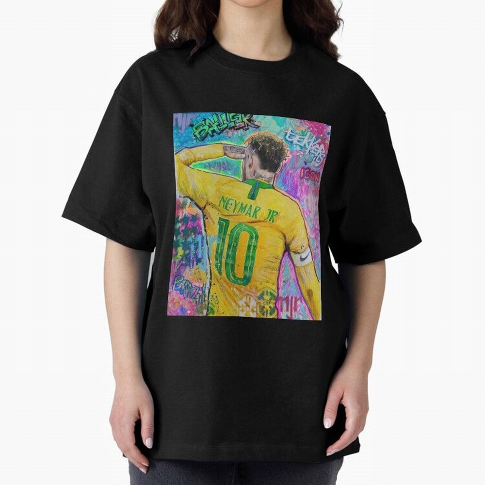 Neymar Jr Premium T-Shirt Celebrate Classic Football Spirit in the FIFA World Cup 2026 Group Stage Journey through Mbappe Highlights, Argentina, France and Brazil Pride, Sports Nostalgia, International Competition, Famous Players and Unforgettable