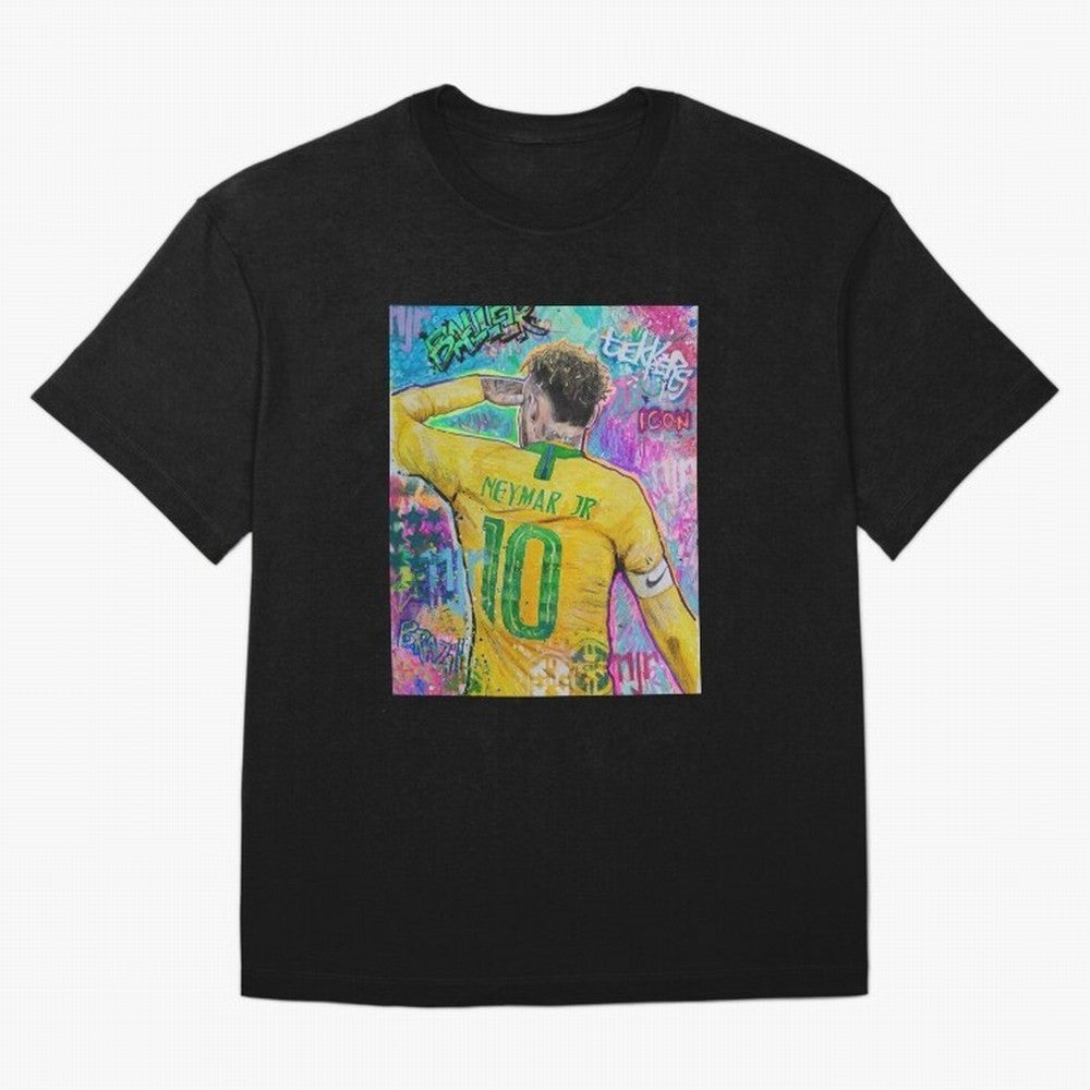 Neymar Jr Premium T-Shirt Celebrate Classic Football Spirit in the FIFA World Cup 2026 Group Stage Journey through Mbappe Highlights, Argentina, France and Brazil Pride, Sports Nostalgia, International Competition, Famous Players and Unforgettable