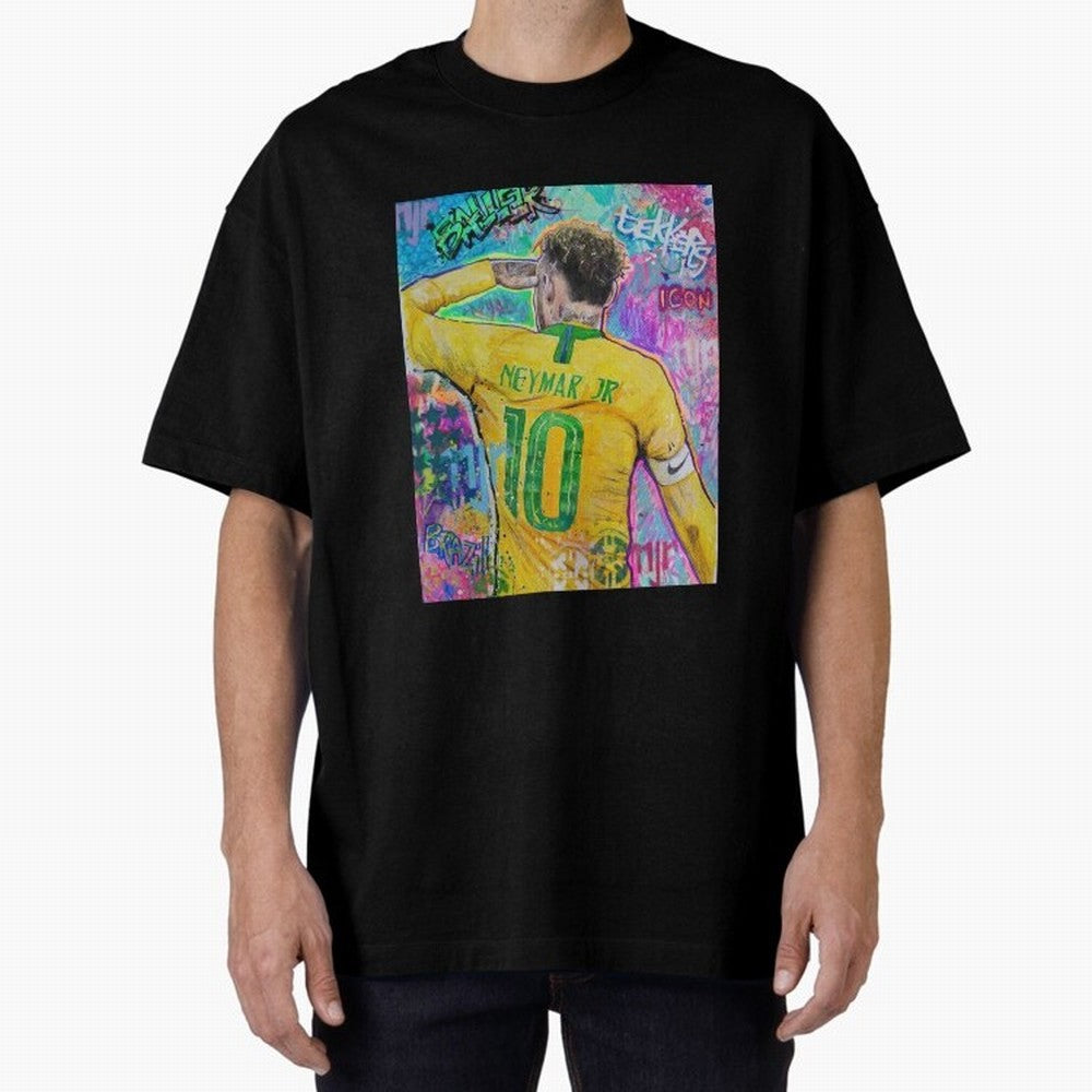 Neymar Jr Premium T-Shirt Celebrate Classic Football Spirit in the FIFA World Cup 2026 Group Stage Journey through Mbappe Highlights, Argentina, France and Brazil Pride, Sports Nostalgia, International Competition, Famous Players and Unforgettable