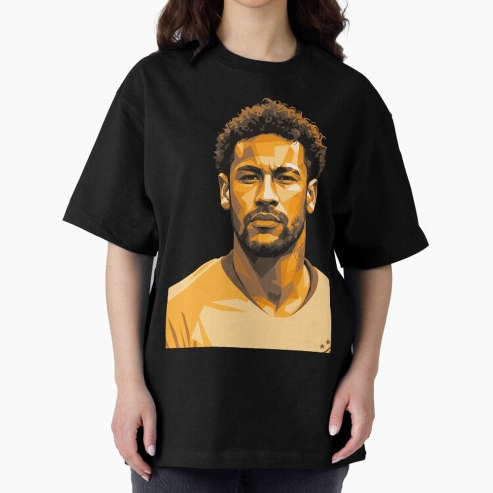 Neymar Oversized T-Shirt Unlock the FIFA World Cup 2026 Group Stage Journey through Haaland and Mbappe Highlights, England Pride, Football Passion, Legendary Performances, Festival Vibes and Supporter Community; Great for Watch Parties, Sports