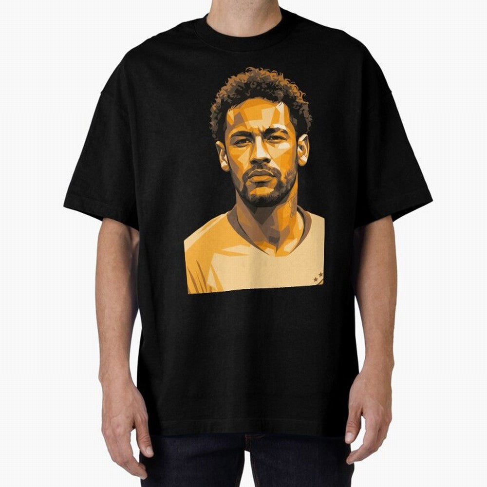 Neymar Oversized T-Shirt Unlock the FIFA World Cup 2026 Group Stage Journey through Haaland and Mbappe Highlights, England Pride, Football Passion, Legendary Performances, Festival Vibes and Supporter Community; Great for Watch Parties, Sports