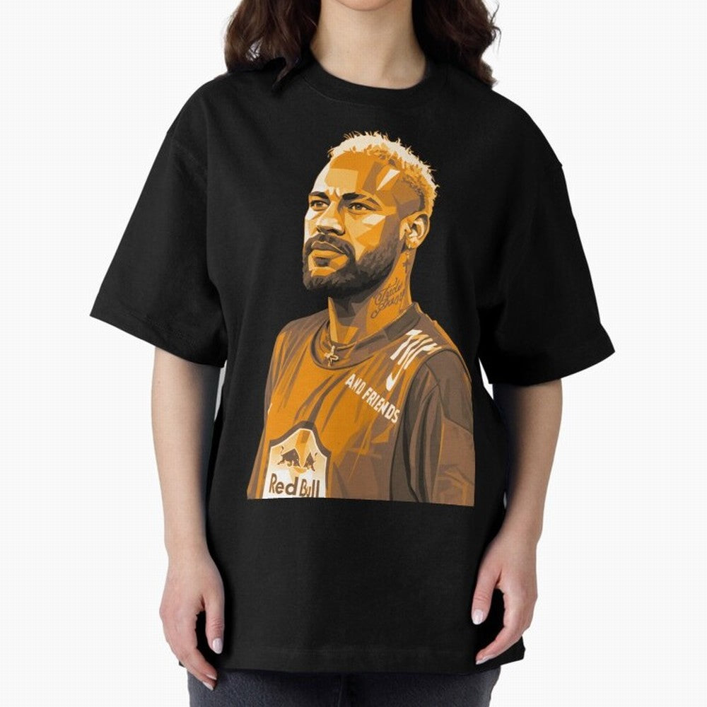 Neymar Oversized T-Shirt Support Your Favorite Stars during Global Football Passion for FIFA World Cup 2026 Group Stage, Built around Messi and Cristiano Ronaldo, Spain, Football History, Final Match Energy, Crowd Noise and Once in a Lifetime