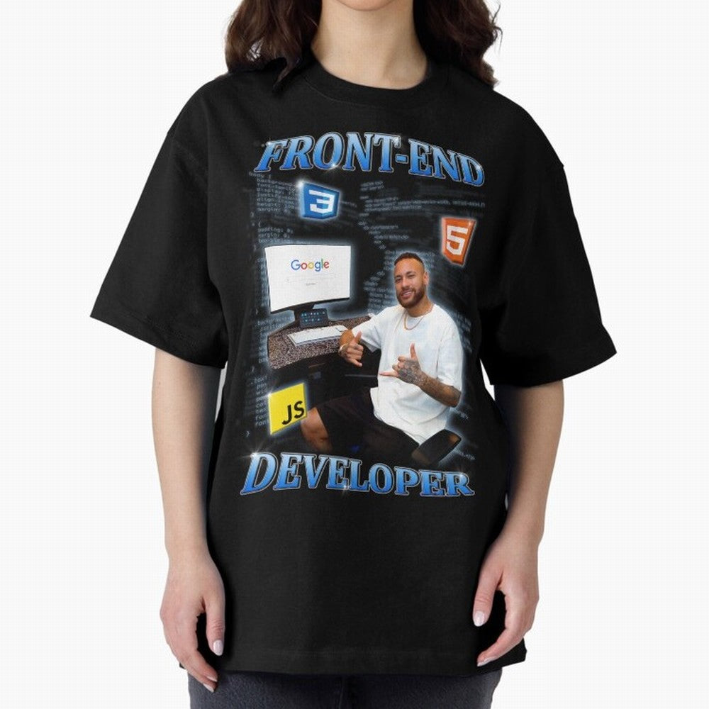 Front-end Developer Neymar - English Classic T-Shirt Honor the Football Icons of FIFA World Cup 2026 USA Canada Mexico Capturing Neymar, Argentina Energy, Retro Football Energy, Iconic Rivalries, Trophy Chase Drama and Stadium Atmosphere; Perfect