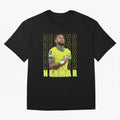 Neymar Brazil Design Oversized T-Shirt Feel the Heartbeat of Global Football Passion for FIFA World Cup 2026 USA Canada Mexico, Driven by Neymar, Haaland and Cristiano Ronaldo, Argentina and Brazil, Match Day Excitement, Supporter Culture, Golden