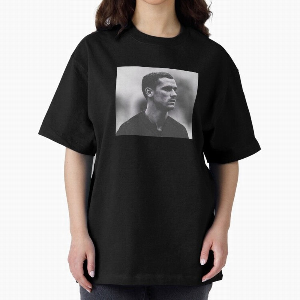 Antoine Griezmann Oversized T-Shirt Feel the Roar of FIFA World Cup 2026 USA Canada Mexico Centered on Haaland, Brazil, Portugal and Argentina Energy, Championship Spirit, Famous Goals, Roaring Crowds and International Football Unity; Perfect for