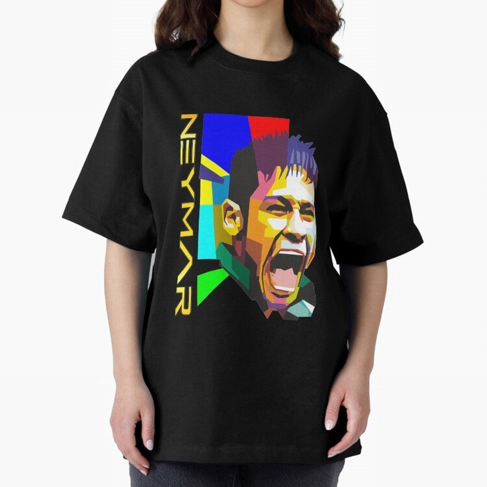 Neymar Painting Tshirt Essential T-Shirt Celebrate FIFA World Cup 2026 USA Canada Mexico for Fans of Cristiano Ronaldo and Argentina, Bringing Global Supporter Spirit, Legendary Goals, National Colors and Tournament Celebration; Built for