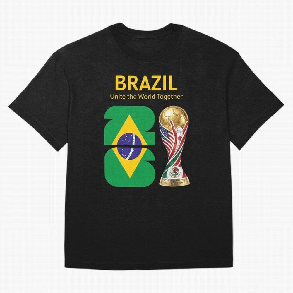 World Cup 2026, IMG 017, BRAZIL 001 Classic T-Shirt Fuel the FIFA World Cup 2026 USA Canada Mexico Journey through CR7 Highlights, Brazil, Portugal and Argentina Pride, Soccer Culture, Superstar Moments, National Team Dreams and Competitive Fire;