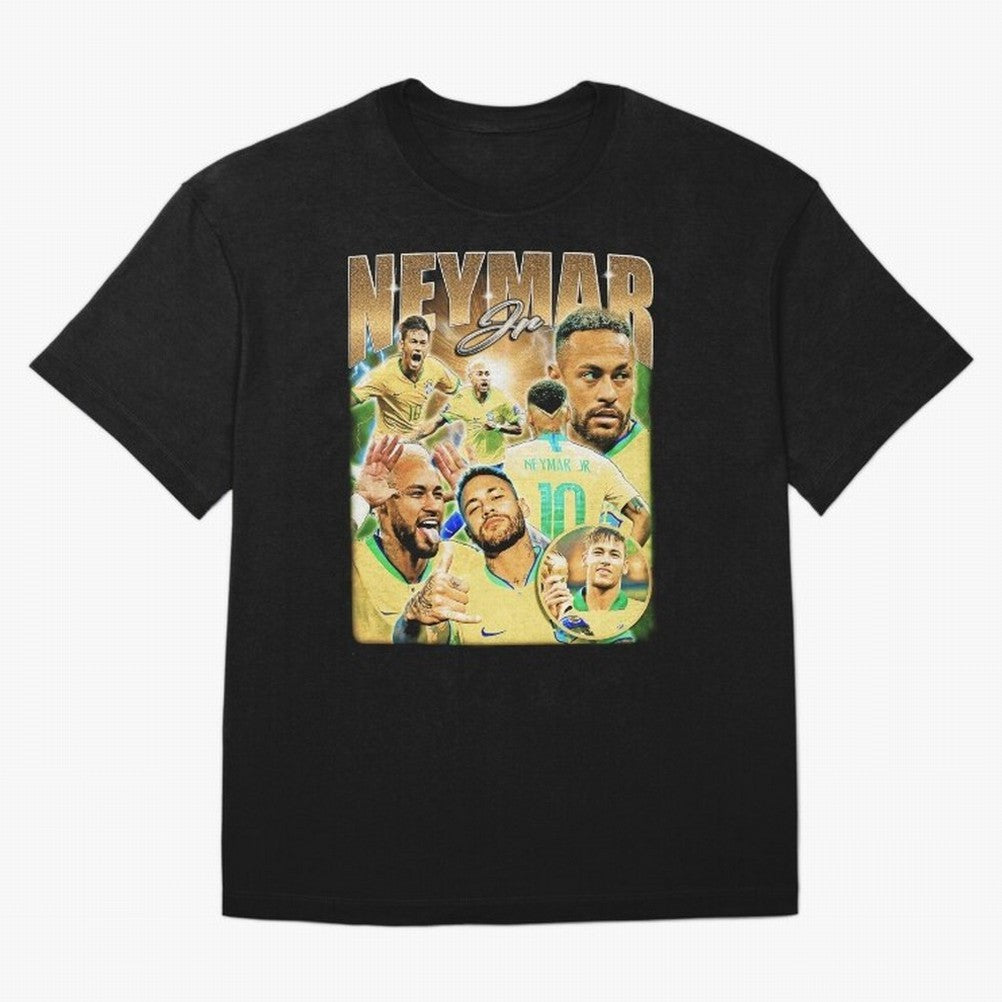 The Best Neymar 10 Vintage 90s Vintage Bootleg Style Oversized T-Shirt Bring Legendary Rivalry Energy to Global Football Passion for FIFA World Cup 2026 Group Stage, Connected to Neymar, Haaland and Cristiano Ronaldo, Brazil, Portugal and