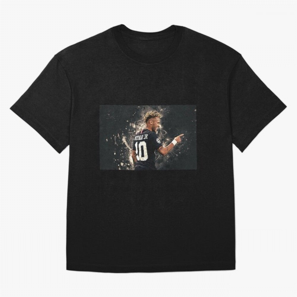 Neymar #111 Oversized T-Shirt Share Match Day Hype around FIFA World Cup 2026 Group Stage, Messi and Cristiano Ronaldo, Brazil, Portugal and Argentina, Goal Celebration Energy, Supporter Heritage, Football Icons and Worldwide Tournament Joy; Great