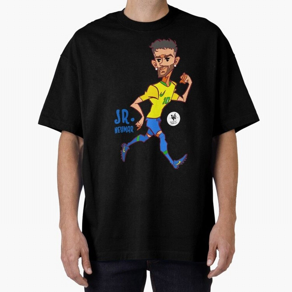 Neymar Oversized T-Shirt Celebrate the Biggest Stage of FIFA World Cup 2026 Group Stage Built around Messi and Cristiano Ronaldo, Brazil Energy, Fan Favorite Moments, National Team Passion, Big Match Drama and Soccer History; Ideal for Football