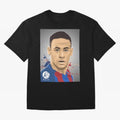 NEYMAR Oversized T-Shirt Turn Every Weekend Toward Global Football Passion for FIFA World Cup 2026 USA Canada Mexico, Centered on Haaland and Mbappe, Argentina, France and Brazil, Championship Spirit, Famous Goals, Roaring Crowds and International