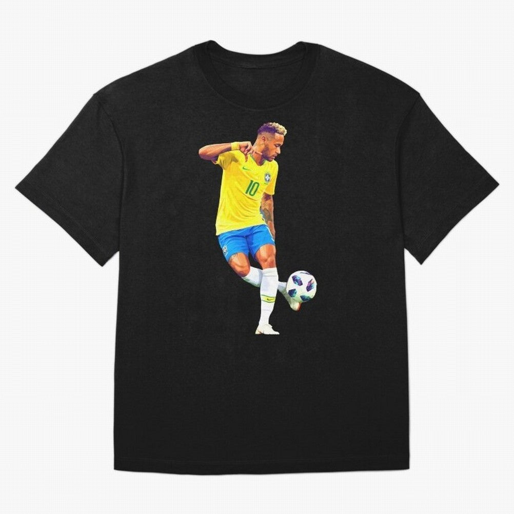 Neymar Oversized T-Shirt Create Global Football Passion for FIFA World Cup 2026 USA Canada Mexico, Celebrating Haaland, France, Supporter Pride, Iconic Celebrations, Legendary Names and Global Match Day Energy; Great for Watch Parties, Sports Bars,