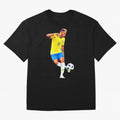 Neymar Oversized T-Shirt Create Global Football Passion for FIFA World Cup 2026 USA Canada Mexico, Celebrating Haaland, France, Supporter Pride, Iconic Celebrations, Legendary Names and Global Match Day Energy; Great for Watch Parties, Sports Bars,